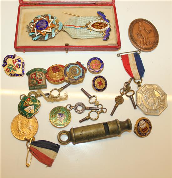 Medals, badges, etc